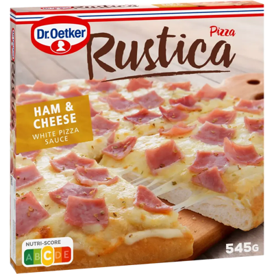 Rustica Dr. Oetker Ham & Cheese pakastepizza 545g Rustica Dr. Oetker Ham & Cheese pakastepizza 545g