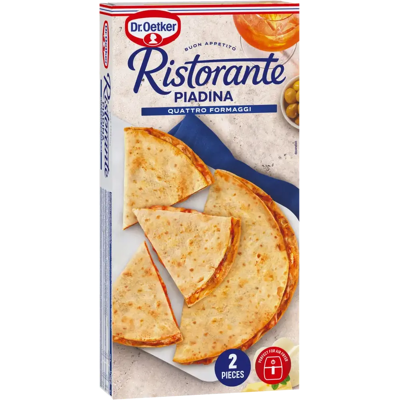 Dr. Oetker Ristorante Piadina Quattro Formaggi pakaste 280 g Dr. Oetker Ristorante Piadina Quattro Formaggi pakaste 280 g