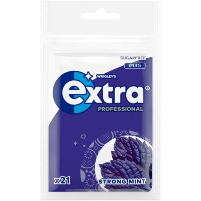 Extra Pro Strong Mint purukumi 29g Extra Pro Strong Mint purukumi 29g