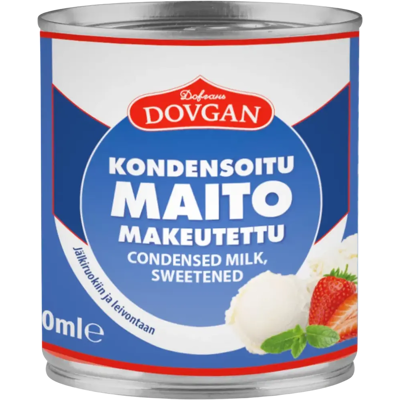 Dovgan Kondensoitu maito, makeutettu 397g Dovgan Kondensoitu maito, makeutettu 397g
