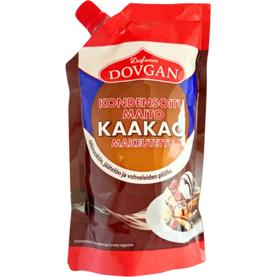 Dovgan Kondensoitu maito kaakaolla, makeutettu 300 g / 232 ml Dovgan Kondensoitu maito kaakaolla, makeutettu 300 g / 232 ml