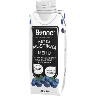 Bonne Metsämustikkamehu 250ml Bonne Metsämustikkamehu 250ml