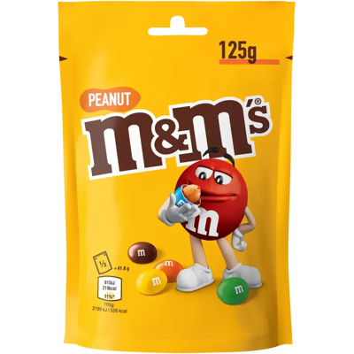 M&M 's Peanut 125g M&M 's Peanut 125g