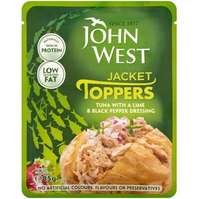 John West - Tonnikalaa lime-mustapippurikastikkeessa - tonnikala säilykepurkissa John West - Tonnikalaa lime-mustapippurikastikkeessa - tonnikala säilykepurkissa