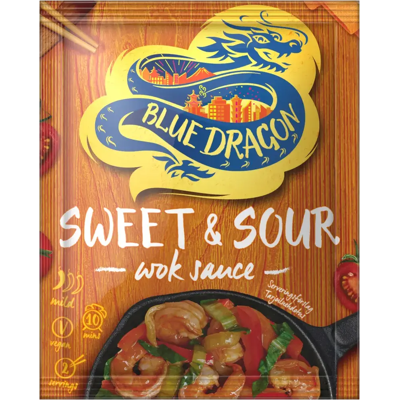 Blue Dragon Sweet-sour wok-kastike 120g Blue Dragon Sweet-sour wok-kastike 120g