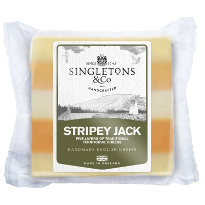 Singletons & Co Stripey Jack kerroscheddarjuusto 200 g Singletons & Co Stripey Jack kerroscheddarjuusto 200 g