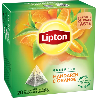 Lipton 20ps Green Mandarin Orange pyramidi vihreä tee Lipton 20ps Green Mandarin Orange pyramidi vihreä tee