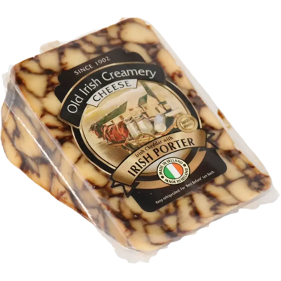 Old Irish creamery Cheddar Porter 150g Old Irish creamery Cheddar Porter 150g