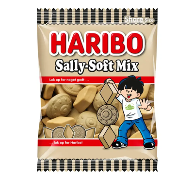 HARIBO - Sally-Soft Mix - Salmiakkivaahto - 100g - Candy HARIBO - Sally-Soft Mix - Salmiakkivaahto - 100g - Candy