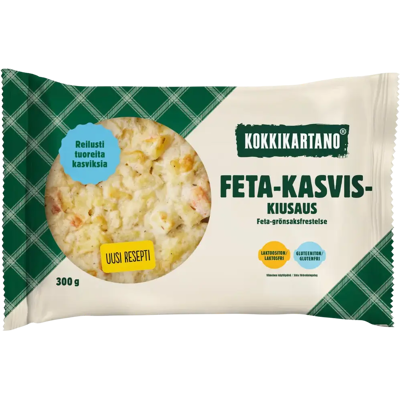 Kokkikartano Feta-kasviskiusaus 300g Kokkikartano Feta-kasviskiusaus 300g