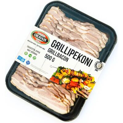 Oravais Rökeri 2x Oravais Savustettu Grillipekoni, viipaleet 500g Oravais Rökeri 2x Oravais Savustettu Grillipekoni, viipaleet 500g