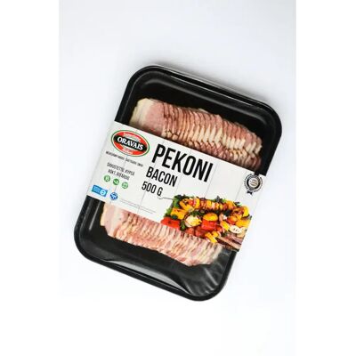 Oravais Rökeri Oravais Savustettu pekoni, viipaleet 500g Oravais Rökeri Oravais Savustettu pekoni, viipaleet 500g
