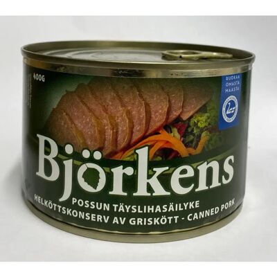 Björkens Possun täyslihasäilyke Björkens Possun täyslihasäilyke