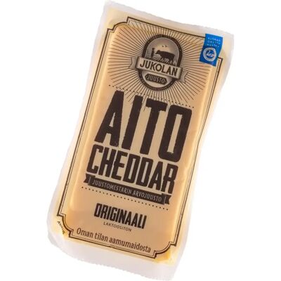Jukolan Juusto Aito Cheddar Originaali 160 g Jukolan Juusto Aito Cheddar Originaali 160 g
