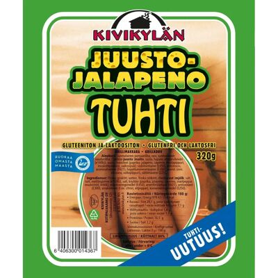 Kivikylän Juusto-jalapeno Tuhti 320 g Kivikylän Juusto-jalapeno Tuhti 320 g