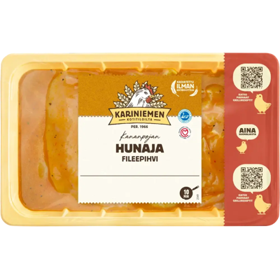 Kariniemen Kananpojan fileepihvi hunaja 1 kg Kariniemen Kananpojan fileepihvi hunaja 1 kg