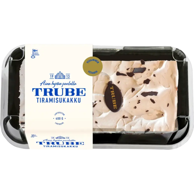 Trube Tiramisukakku 400 g tiramisutäytteinen kakku Trube Tiramisukakku 400 g tiramisutäytteinen kakku