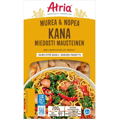 Atria Murea & Nopea Kana Miedosti Mausteinen 200g Atria Murea & Nopea Kana Miedosti Mausteinen 200g