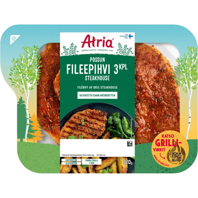 Atria Possun Fileepihvi Steakhouse 320g Atria Possun Fileepihvi Steakhouse 320g