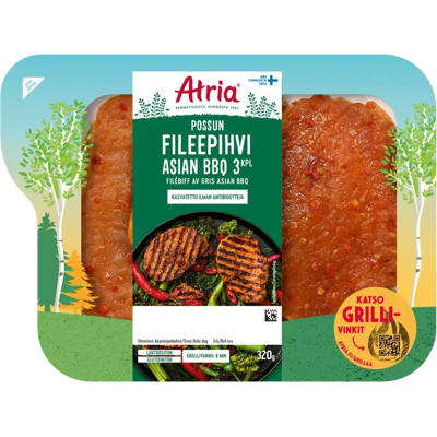 Atria possun fileepihvi Asian BBQ 320g Atria possun fileepihvi Asian BBQ 320g