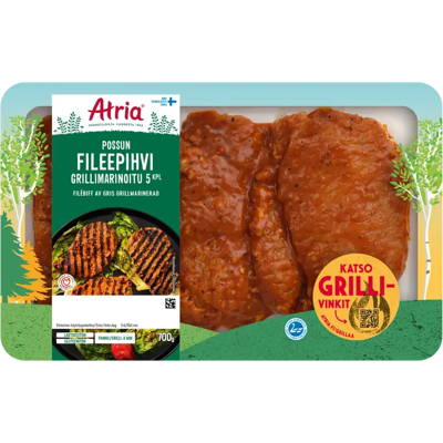 Atria possun fileepihvi grillimarinoitu 700g Atria possun fileepihvi grillimarinoitu 700g