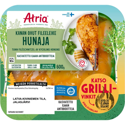 Atria Kanan Ohut Fileeleike Hunaja 600g Atria Kanan Ohut Fileeleike Hunaja 600g
