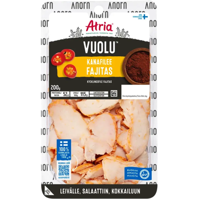 Atria Vuolu Kana Fajitas 200g Atria Vuolu Kana Fajitas 200g