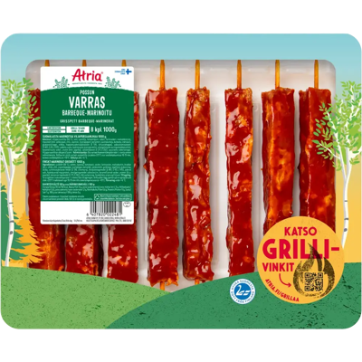Atria Possun Varras Barbeque-marinoitu 1kg Atria Possun Varras Barbeque-marinoitu 1kg