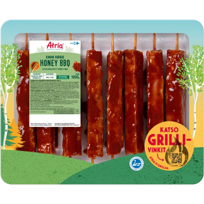 Atria kanan varras honey BBQ 1000g Atria kanan varras honey BBQ 1000g