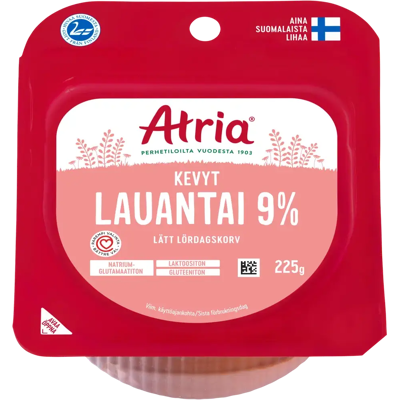 Atria Kevyt Lauantaimakkara 225g Atria Kevyt Lauantaimakkara 225g