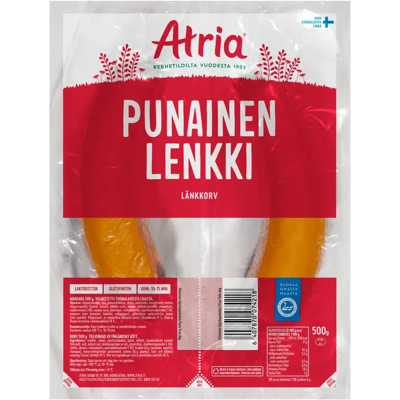 Atria Punainen Lenkki 500g Atria Punainen Lenkki 500g