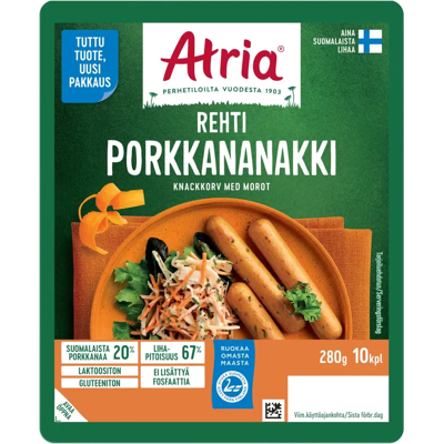 Atria Rehti Porkkananakki 280g Atria Rehti Porkkananakki 280g