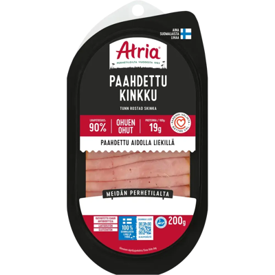 Atria Ohut Paahdettu Kinkku 200g Atria Ohut Paahdettu Kinkku 200g