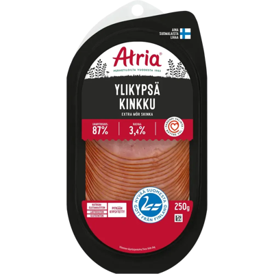 Atria Ylikypsä Kinkku 250g Atria Ylikypsä Kinkku 250g