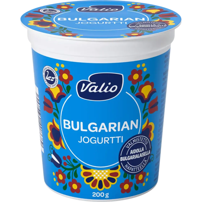 Valio Bulgarian jogurtti 200 g Valio Bulgarian jogurtti 200 g