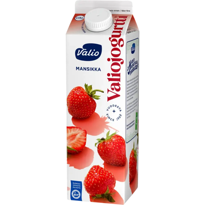 Valiojogurtti ® mansikka laktoositon 1 kg Valiojogurtti ® mansikka laktoositon 1 kg