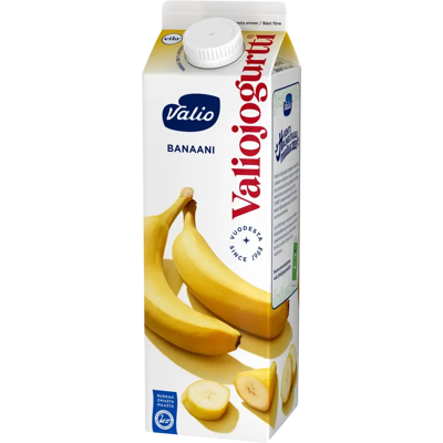 Valiojogurtti ® banaani laktoositon 1 kg Valiojogurtti ® banaani laktoositon 1 kg