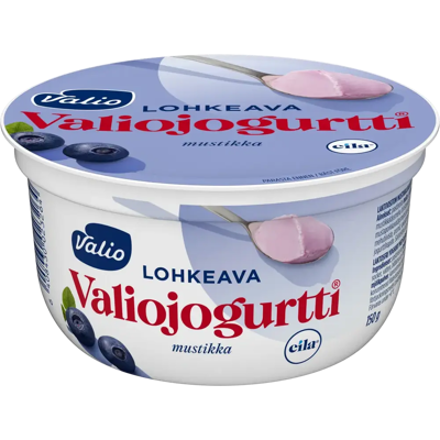Valiojogurtti ® lohkeava jogurtti mustikka laktoositon 150 g Valiojogurtti ® lohkeava jogurtti mustikka laktoositon 150 g