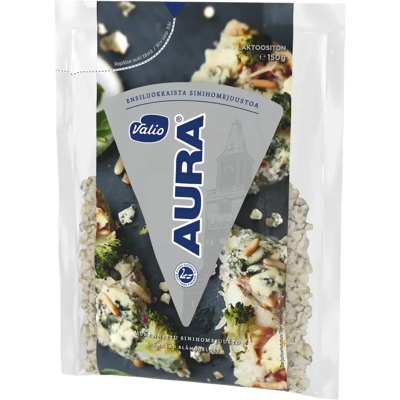 Valio AURA ® sinihomejuusto murennettu e150 g Valio AURA ® sinihomejuusto murennettu e150 g