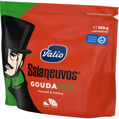 Valio Salaneuvos ® gouda 17 % juusto e350 g Valio Salaneuvos ® gouda 17 % juusto e350 g