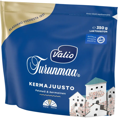 Valio Turunmaa ® kermajuusto e350 g Valio Turunmaa ® kermajuusto e350 g