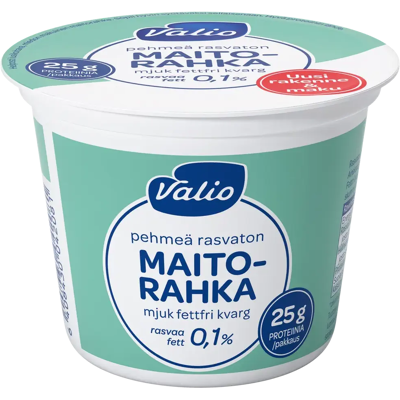 Valio pehmeä maitorahka maustamaton 250 g Valio pehmeä maitorahka maustamaton 250 g