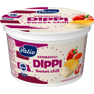 Valio kermaviilidippi Sweet chili HYLA® 200 g Valio kermaviilidippi Sweet chili HYLA® 200 g
