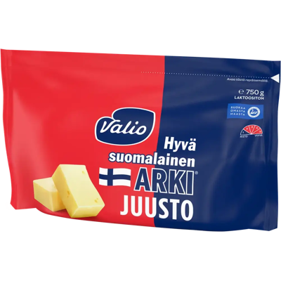 Valio Arki Valio Hyvä suomalainen Arki® juusto e750 g Valio Arki Valio Hyvä suomalainen Arki® juusto e750 g