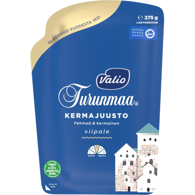 Valio Turunmaa ® kermajuustoviipale e275 g Valio Turunmaa ® kermajuustoviipale e275 g