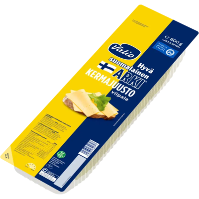 Valio Hyvä suomalainen Arki® kermajuustoviipale e800 g Valio Hyvä suomalainen Arki® kermajuustoviipale e800 g