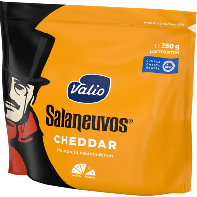 Valio Salaneuvos ® cheddar juusto e350 g Valio Salaneuvos ® cheddar juusto e350 g