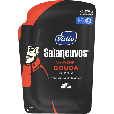 Valio Salaneuvos® Vahvempi Gouda juustoviipale e270 g Valio Salaneuvos® Vahvempi Gouda juustoviipale e270 g