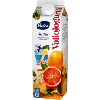 Valio jogurtti® Sisilia laktoositon 1 kg Valio jogurtti® Sisilia laktoositon 1 kg