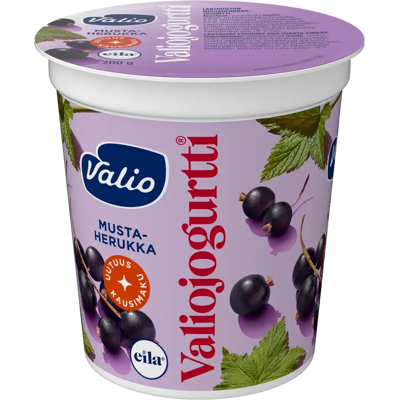 Valio jogurtti® mustaherukka kausimaku laktoositon 200 g Valio jogurtti® mustaherukka kausimaku laktoositon 200 g